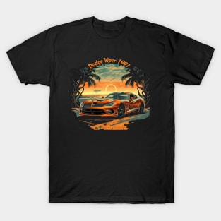 Dodge Viper 1991 - Classic Car Vector Design T-Shirt